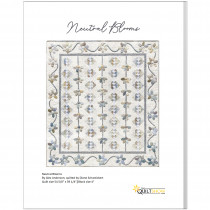 Neutral Blooms Quilt Printed Pattern