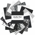 Jardin Noir 5 inch squares pack by Robert Kaufman Fabrics-SALE