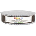 Kona Cotton Solids Ash 40 Piece Skinny Strips by Robert Kaufman