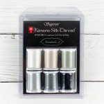 Kimono Silk Thread Set Neutrals 2 Collection 6 Spools from Superior Threads