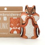 Chipmunk Embroidery Kit from Kiriki Press