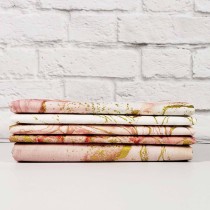 Midas Touch Fat Quarter Bundle w/Panel - Rose/Sage