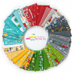 On The Go Fat Quarter Bundle with Canvas Play Mat Panel