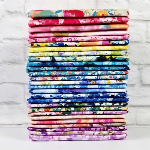 Painterly Petals Valley Fat Quarter Bundle