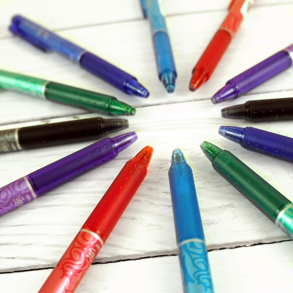 Frixion Heat Erasable Pen Review For Fabric and Embroidery 
