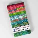 Pin Dot Floral 2 1/2 Inch Strips Pack by Island Batik