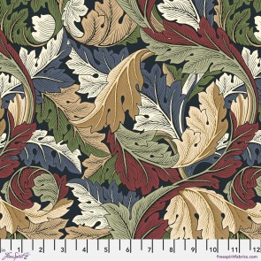 The Oxford Holiday Collection PWWM127 MED Acanthus Ink by FreeSpirit Fabrics - By the Yard