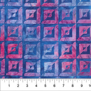 Quilt Inspired Borders Square In A Square 80917-46 Pearl Blue