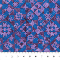 Quilt Inspired Borders Doubled Quilt 80919-84 Amethyst