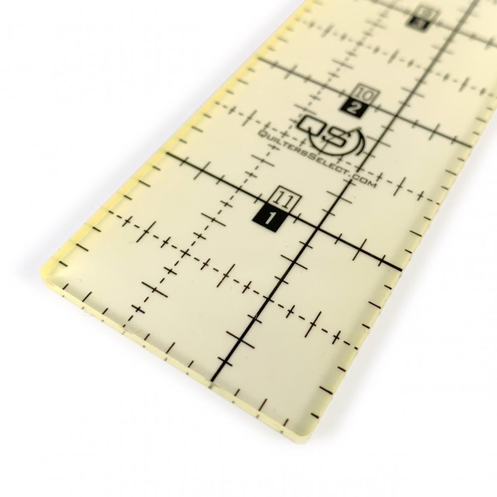 3-1/2x3-1/2 Non-Slip Deluxe Quilting Ruler - Quilters Select - 844050008698