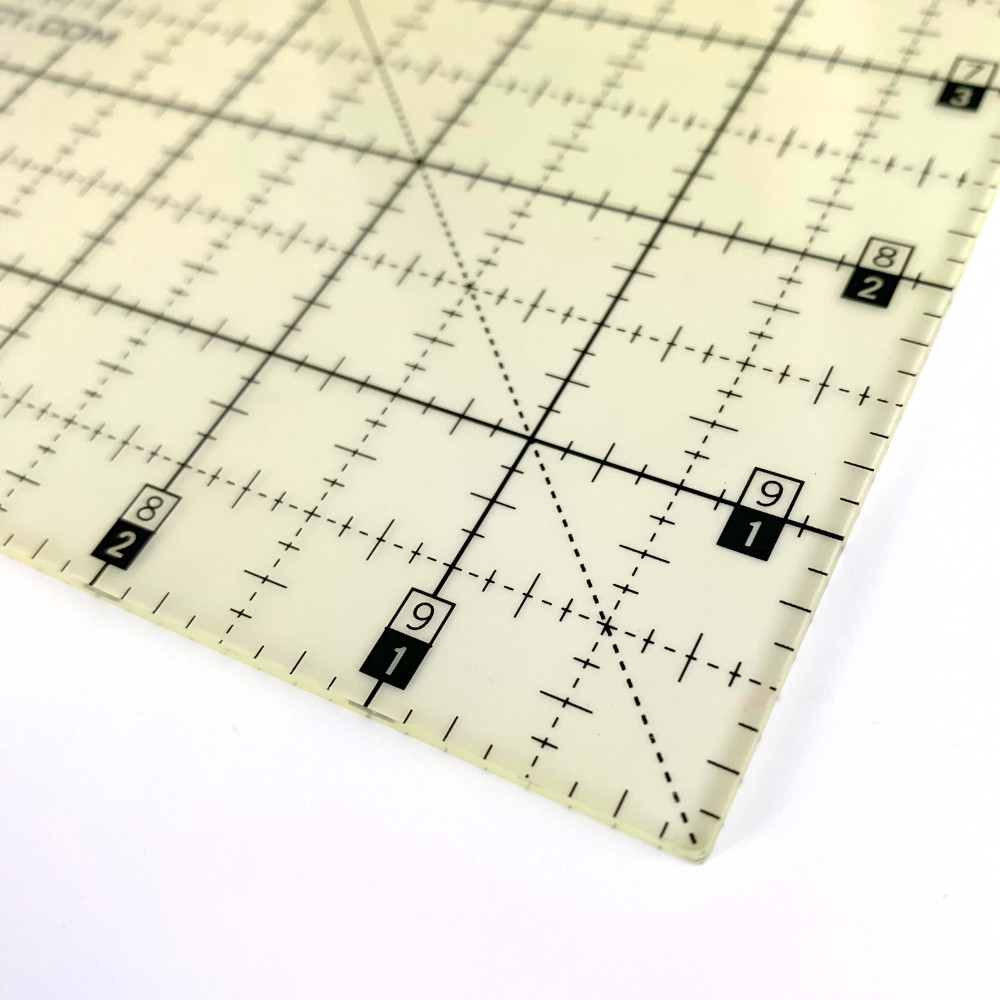 10 x 10 Inch Nonslip Quilting Ruler