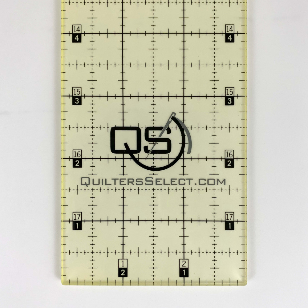 Quilters Select Non-Slip Ruler - 3 x 18
