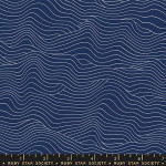 Water - Wavelength RS5129 17 Navy by Ruby Star Society - By The Yard - SALE