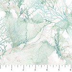 Sea Breeze Coral DP27100-61 Seafoam by Northcott - By The Yard