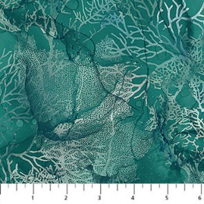 Sea Breeze Coral DP27100-66 Teal 