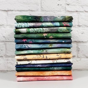 Serenity Fat Quarter Bundle w/Panel by Clothworks