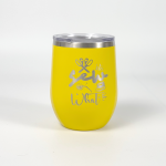 Yellow 12oz Insulated Tumbler - Sew What