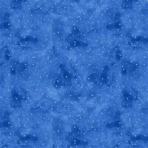 Snowtime Snow Dot Y4555-90 Blue by Clothworks - By The Yard