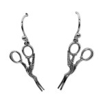 Stork Scissors Earrings from The Quilt Spot
