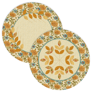 Summer Harvest Mini Table Topper Quilt Kit - Blue