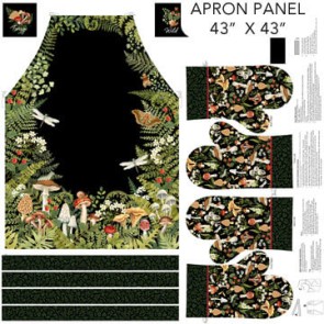 Wild Harvest Apron and Mitts Panel by Northcott