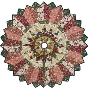 Winter Wreath Oxford Tree Skirt Kit WITH RULER SET