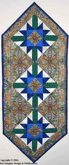 Star Block Table Runner Star Block Table Runner