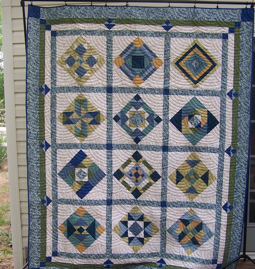 Blue sampler Blue sampler