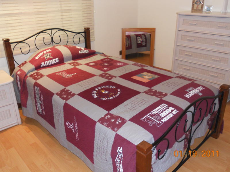 Bill's Texas A&M Quilt Bill's Texas A&M Quilt