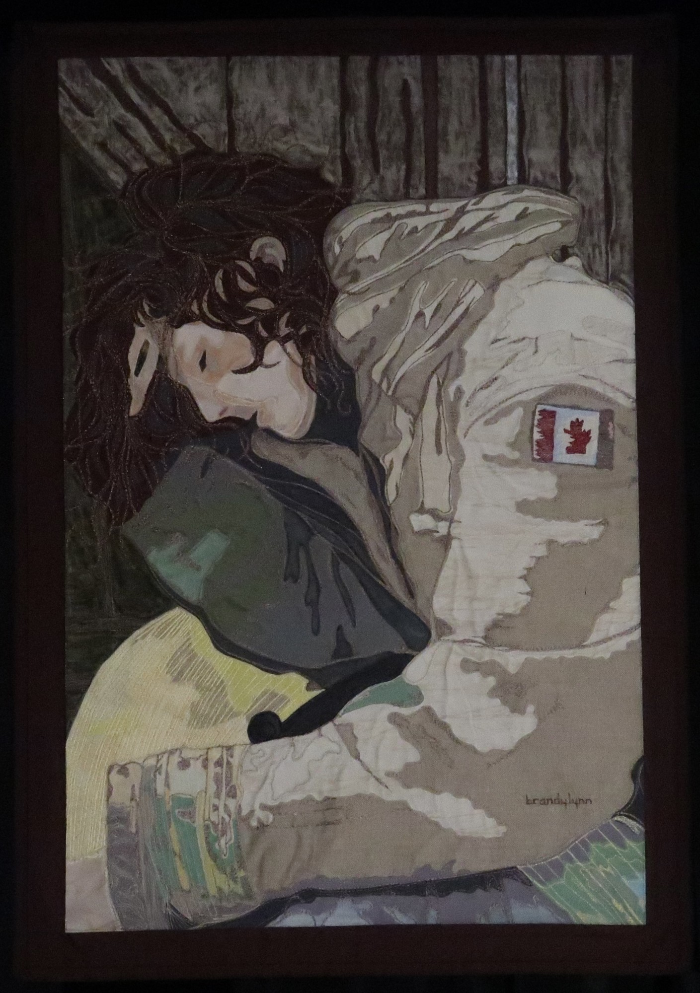 After the Fire - Self Portrait by Brandy Maslowski
