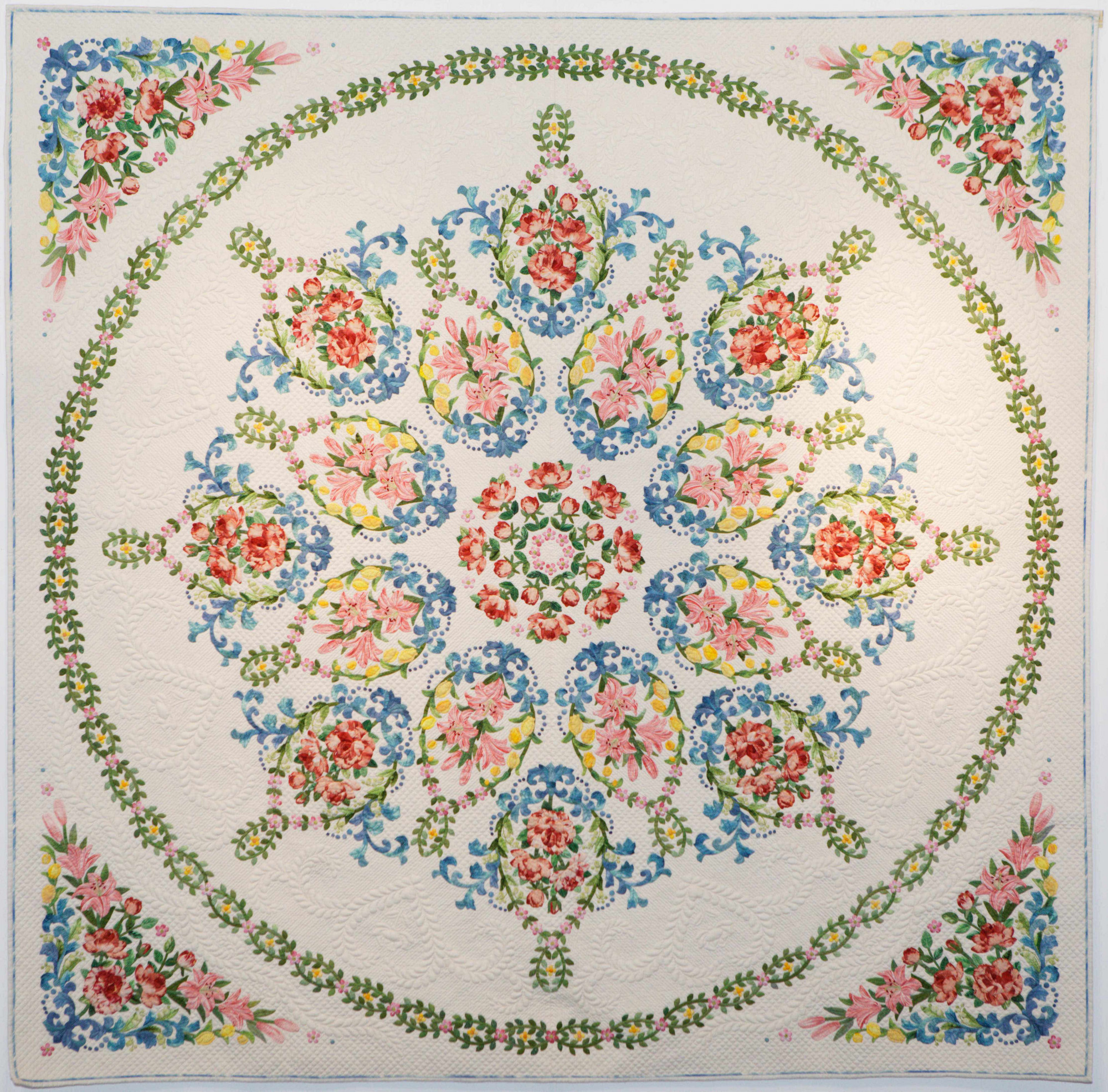 Flower Festival by Sachiko Chiba (Photo from Festival of Quilts)