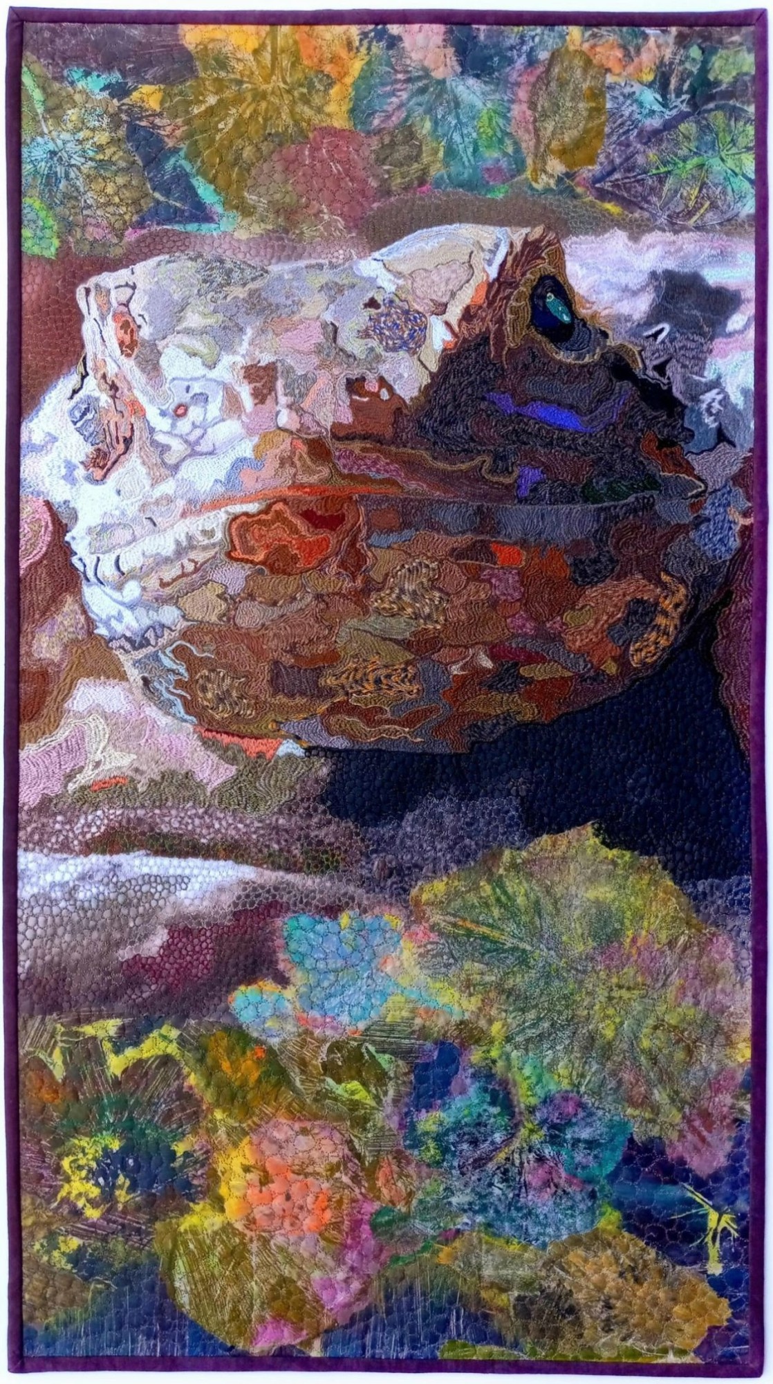 My Texas Spiny Lizard Muse by Lori Cook (Photo from Quilts, Inc.)