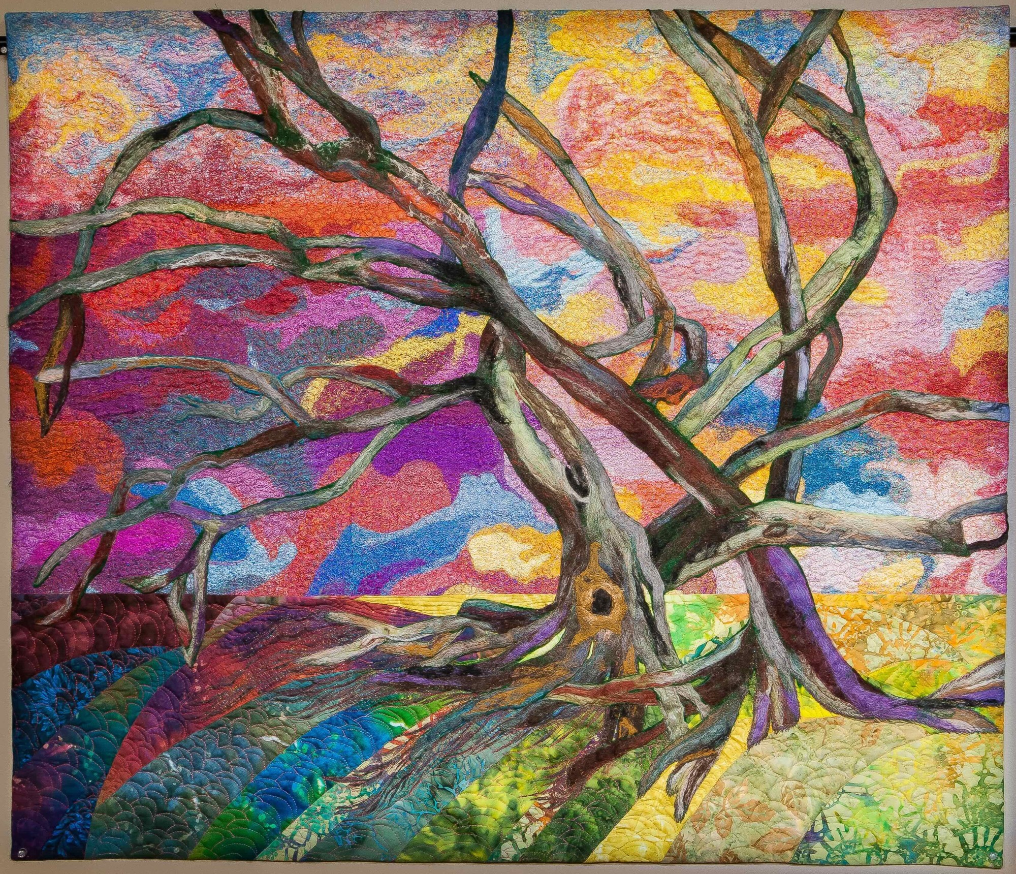 Felted Trees by Charlotte Hickman
