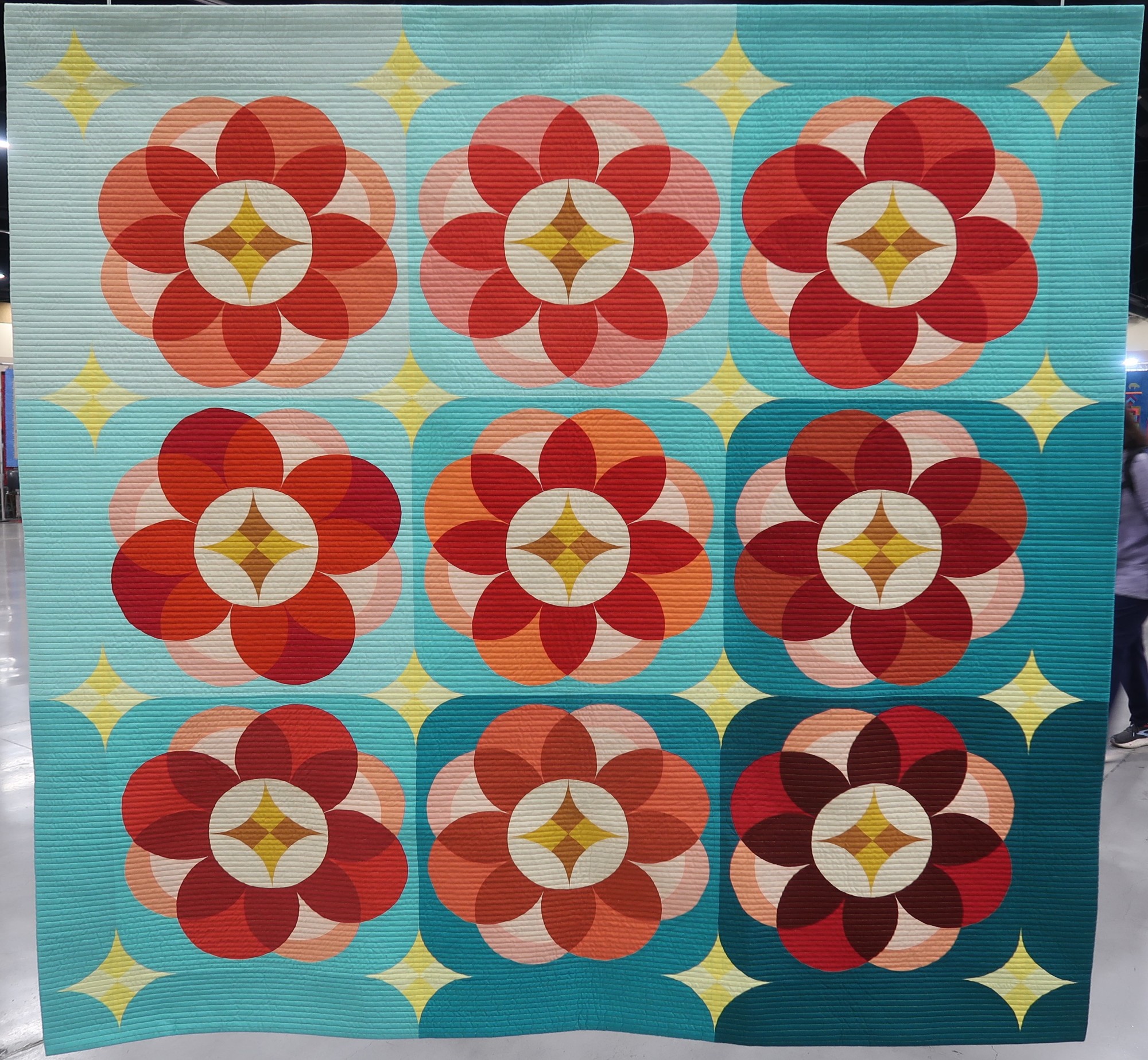 Poppy Quilt by Audrey Esarey