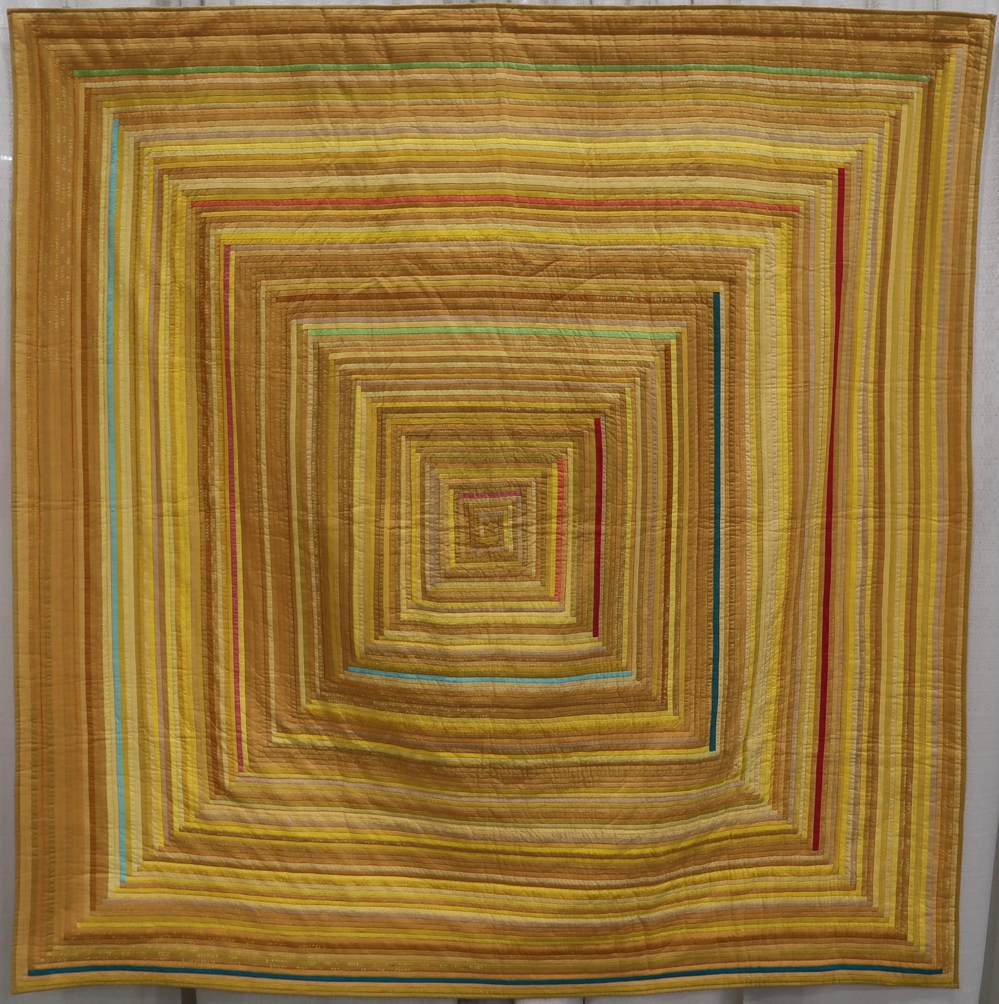 Jordan Year (Quilt of Golden Delights) by Laura Hartrich