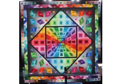 Tunnel Vision by Beth Nufer and Clem G. Buzick - Houston International Quilt Festival 2024