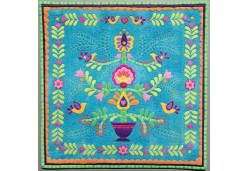 Scandinavian Summer by Barbara Kilbourn (Photo from The National Quilt Museum Facebook Page)