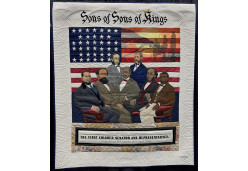 Sons of Sons of Kings by Georgia Williams, Quilted by Dena Angela Miskel