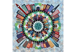 Life is a Highway by Tere DAmato (Photo from New England Quilt Museum Facebook Page)