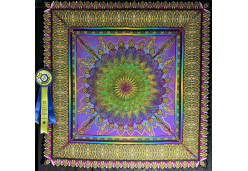 Cleopatras Treasure by Marilyn Badger - On Display at Road to California 2024 (Photo from Road to California Quilters Conference and Showcase Facebook Page)
