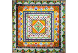 McTangerine Roses by Lynn Droege, Quilted by Lisa Sipes (Photo by Gregory Case)