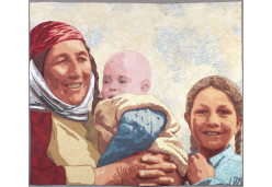 Turkeman Mother and Children by Lea McComas (Photo by Lea McComas)