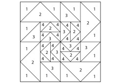 Double Dutch Quilt Block Double Dutch Quilt Block