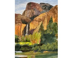 Valley View, Yosemite by Sandra Mollon - Detail 2