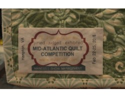 Little Lucy by Tina Craig - Mid-Atlantic Quilt Competition 2018 Label