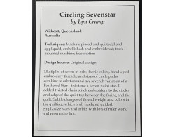 Circling Sevenstar by Lyn Crump - Sign