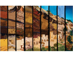 Cliff Palace Dreams by Blocks Without Borders Art Quilt Group (Photo from American Quilters Society Facebook Page)