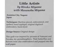 &quot;Little Artists&quot; by Hiroko Miyama with Masanobu Miyama - Sign