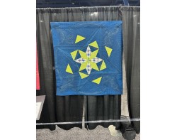 LeMoyne Star Modern by Michelle Baker - Viewed from a Distance