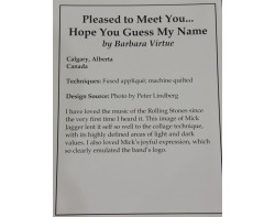 Pleased to Meet You... Hope You Guess My Name by Barbara Virtue - Sign